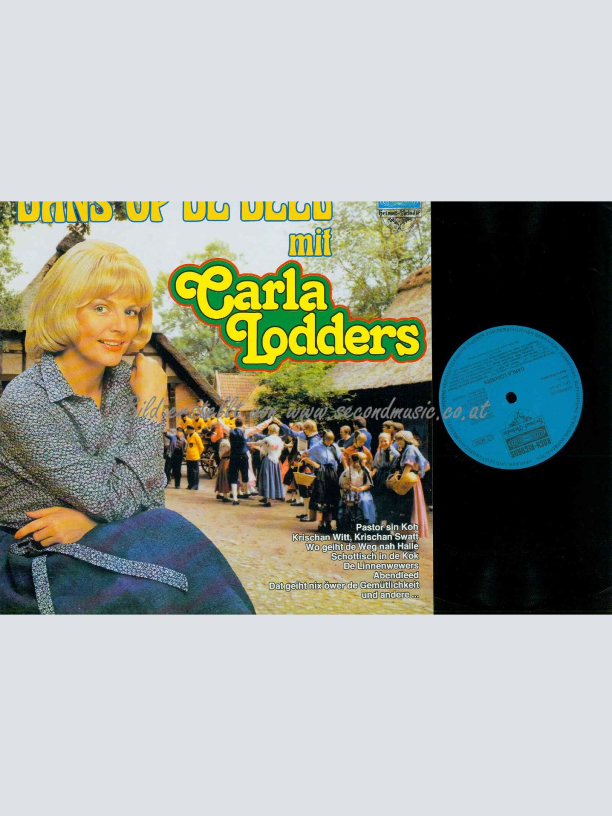 LP--Carla Lodders – Dans Op De Deel Mit Carla Lodders  //  NM