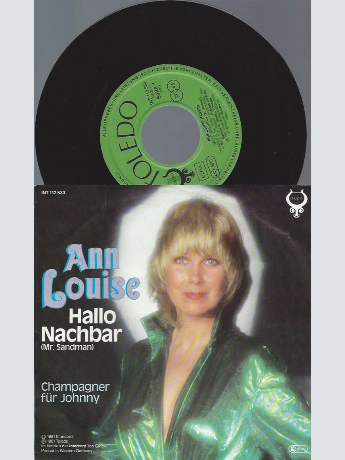 7" Ann Louise – Hallo Nachbar (Mr. Sandman)