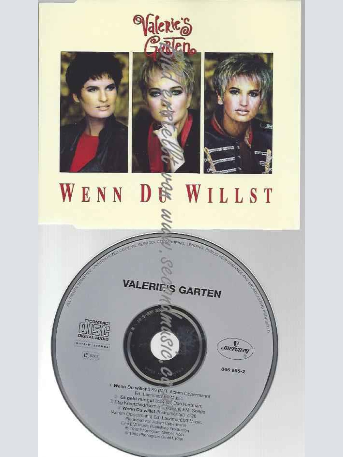 CD--VALERIE'S GARTEN | --WENN DU WILLST (INCL. INSTR.)