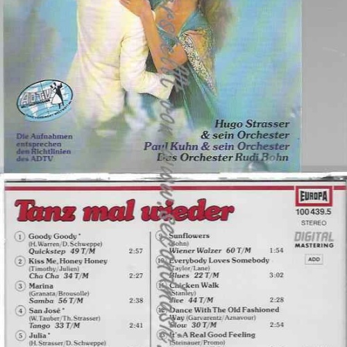 CD--TANZ MAL WIEDER--HUGO STRASSER, PAUL KUHN, UTE MANN SINGERS,
