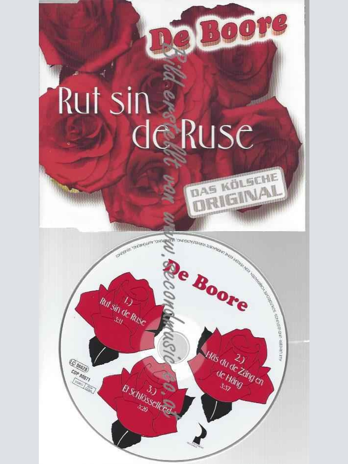 CD--DE BOORE | --RUT SIN DE RUSE