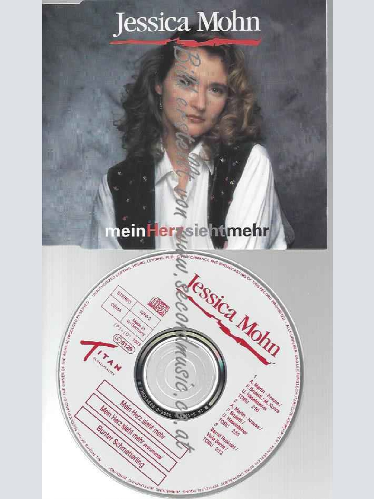 CD--MOHN,JESSICA--MEIN HERZ SIEHT MEHR