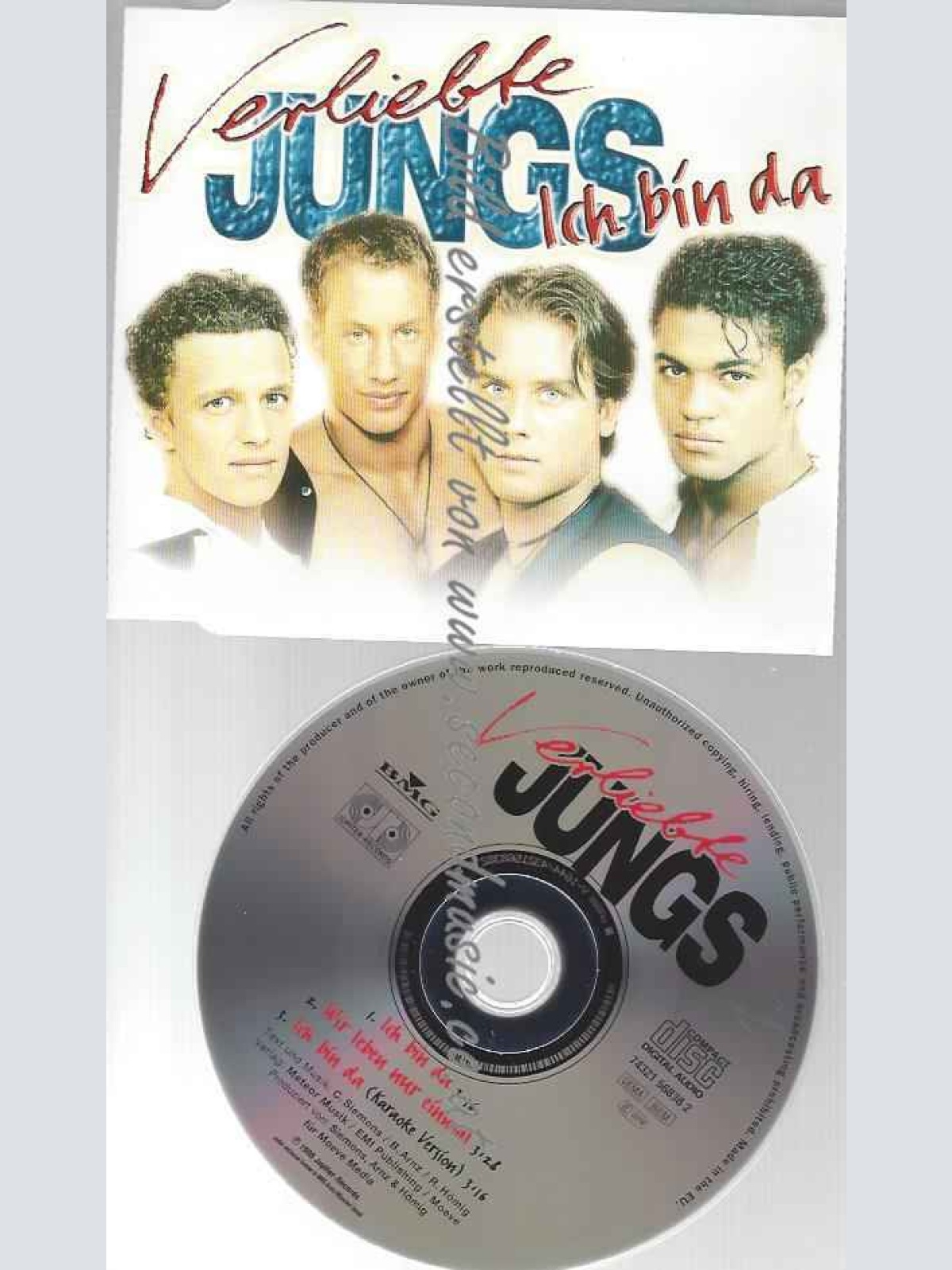 CD--VERLIEBTE JUNGS | --ICH BIN DA
