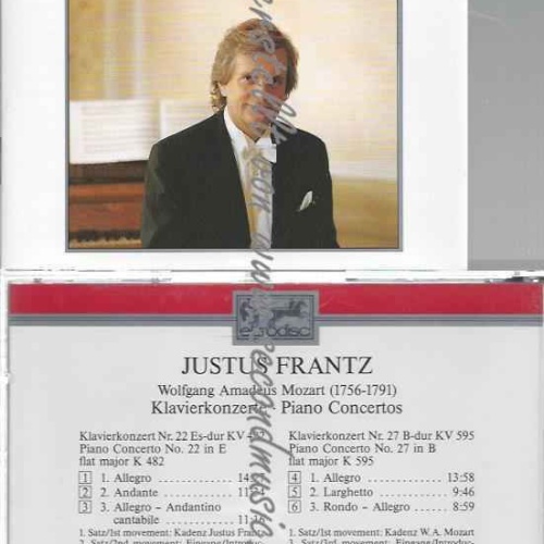 CD--J. FRANTZ, C.P FLOR, ET AL. | --KLAVIERKONZERTE +