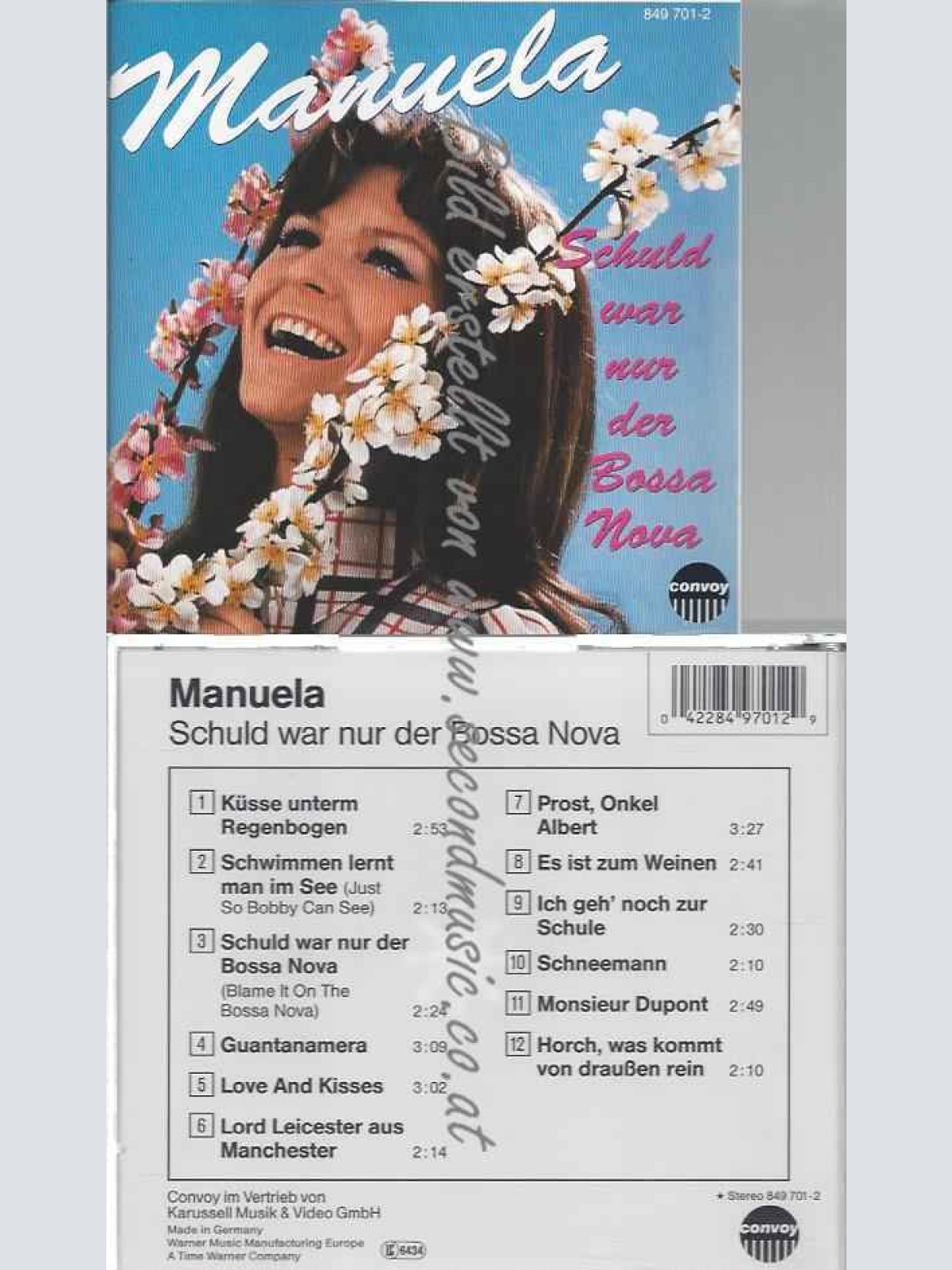 CD--MANUELA--SCHULD WAR NUR DER BOSSA NOVA