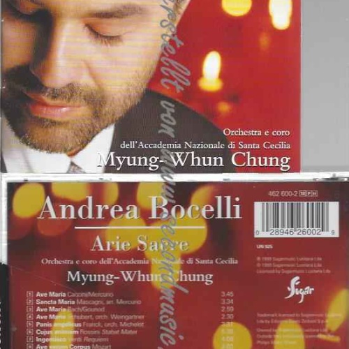 CD-- Arie Sacre - Andrea Bocelli