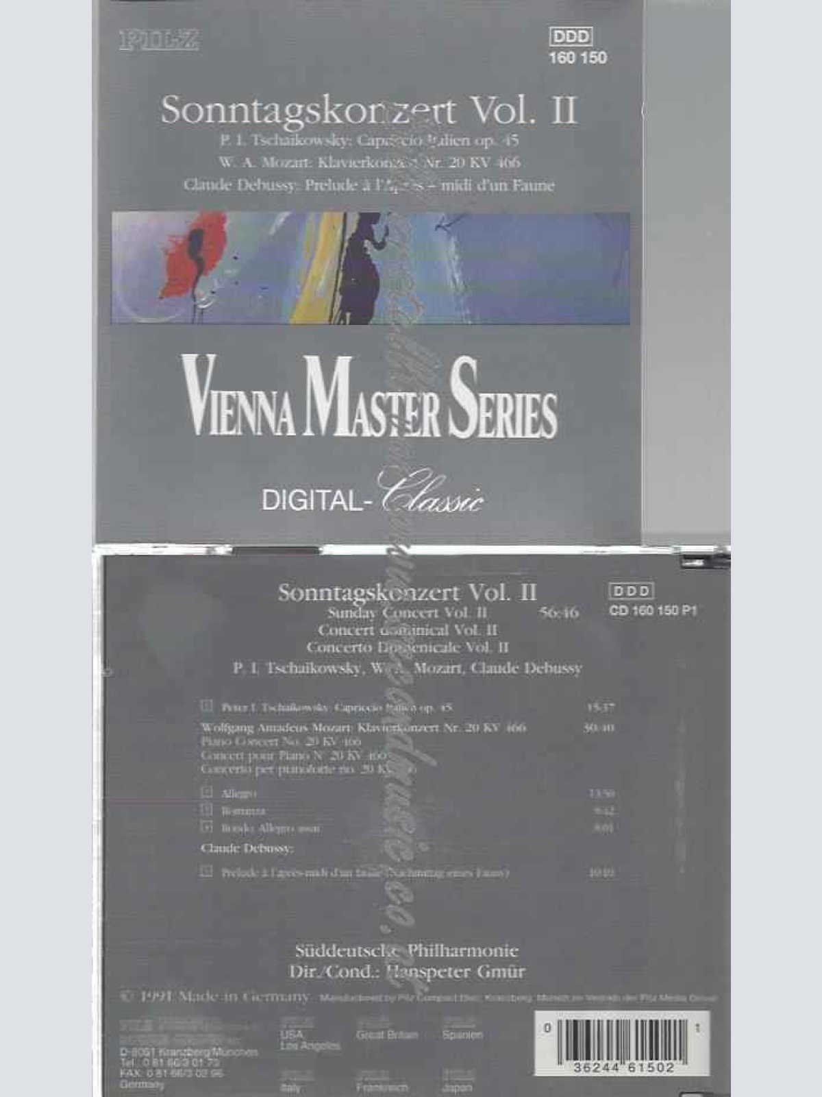 CD--TCHAIKOVSKY, MOZART, ET AL. | --SUNDAY CONCERT