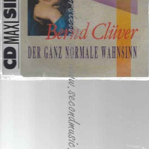 CD--BERND CLÜVER--DER GANZ NORMALE WAHNSINN (X+)