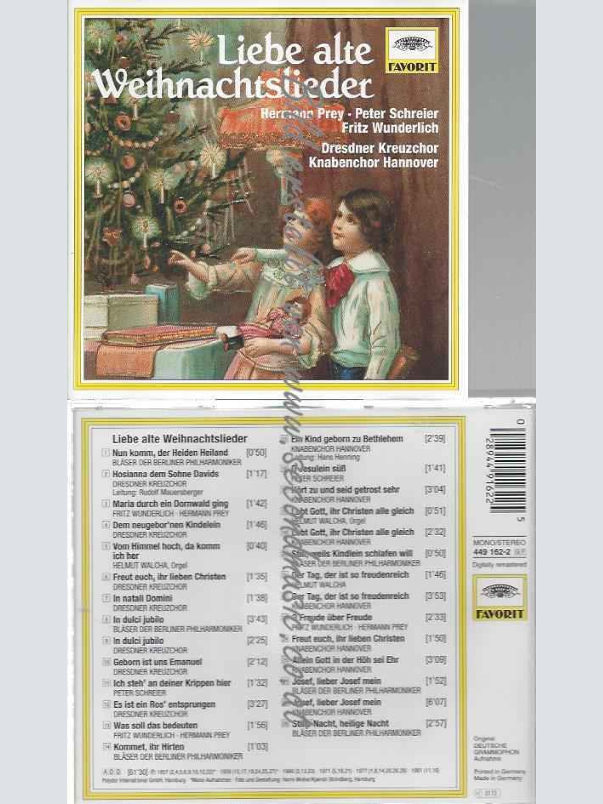 CD--KNABENCHOR HANNOVER | --LIEBE ALTE WEIHNACHTSLIEDER