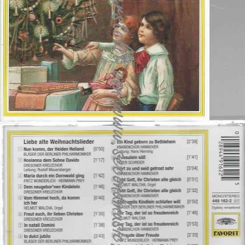 CD--KNABENCHOR HANNOVER | --LIEBE ALTE WEIHNACHTSLIEDER