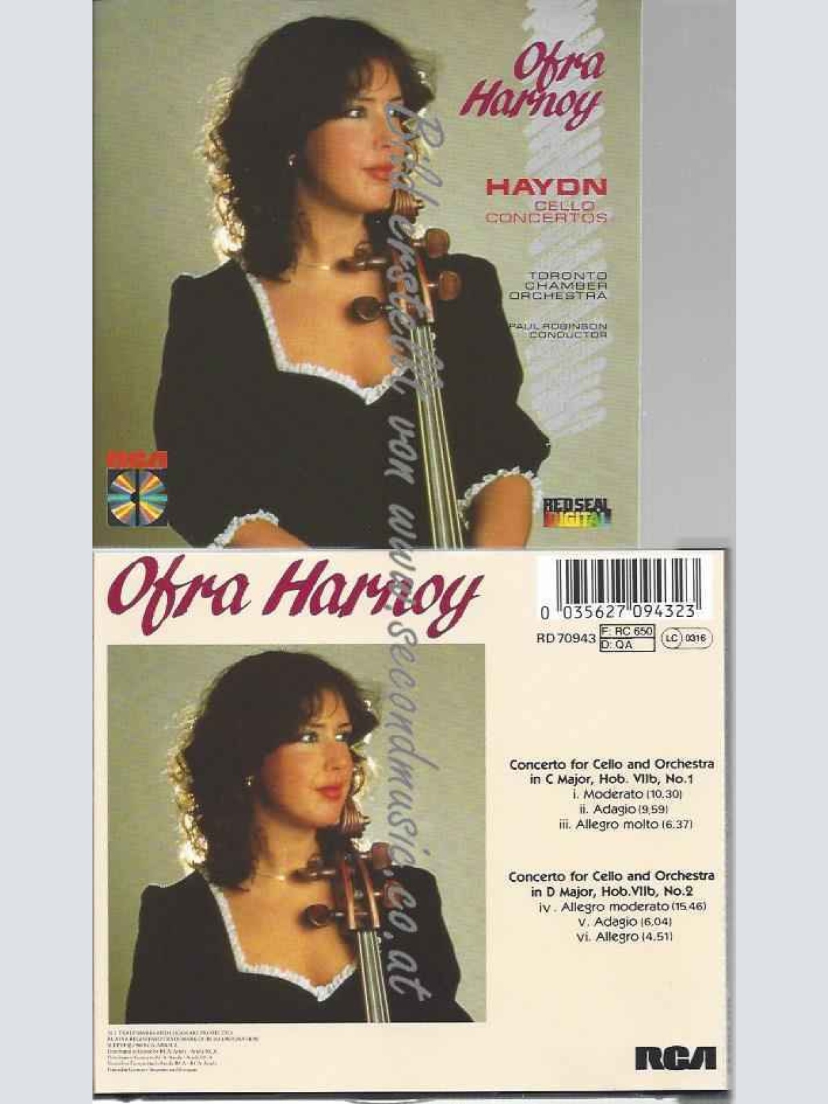 CD--HAYDN, JOSEPH--CONC.CELLO (HARNOY)