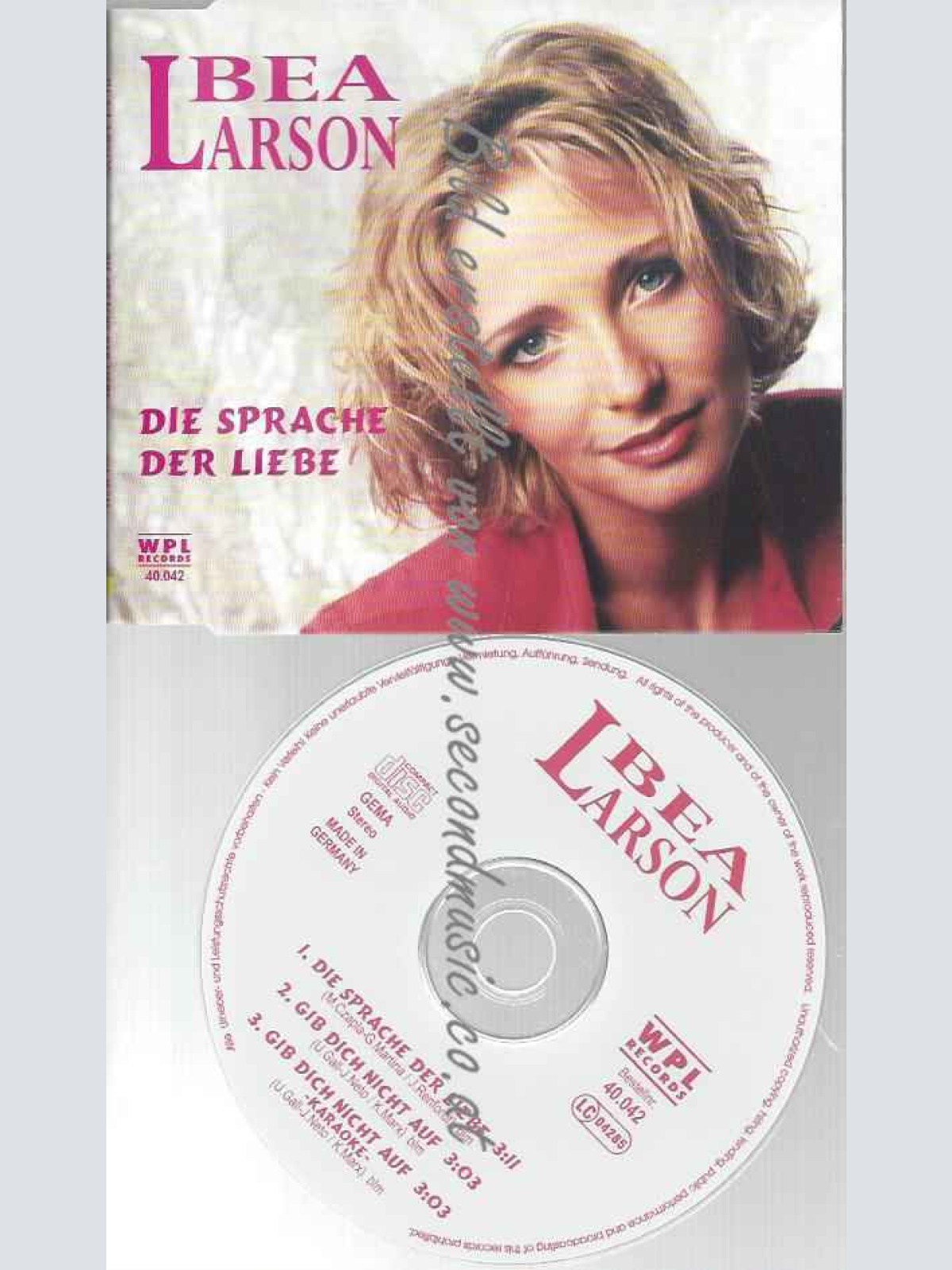 CD--LARSON,BEA--DIE SPRACHE DER LIEBE