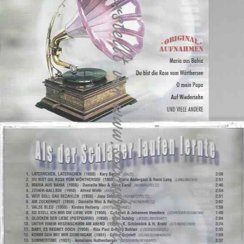 CD-- Als der Schlager Laufen Lernte Folge 20 (1950-1951