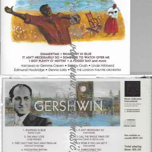 CD--LONDON THEATRE ORCHESTRA | --THE SONGS OF GERSHWIN