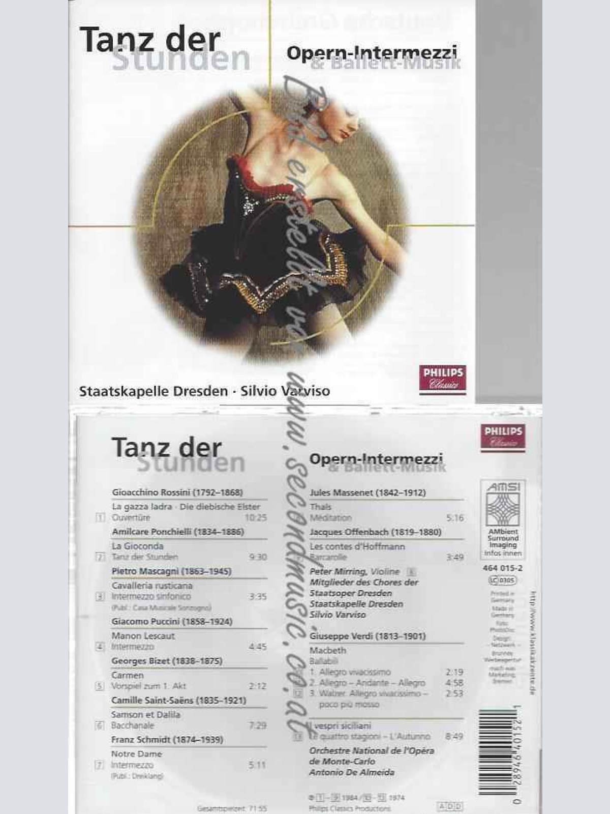 CD--BALLETT-MUSIK/ . | --ELOQUENCE - OPERN-INTERMEZZI