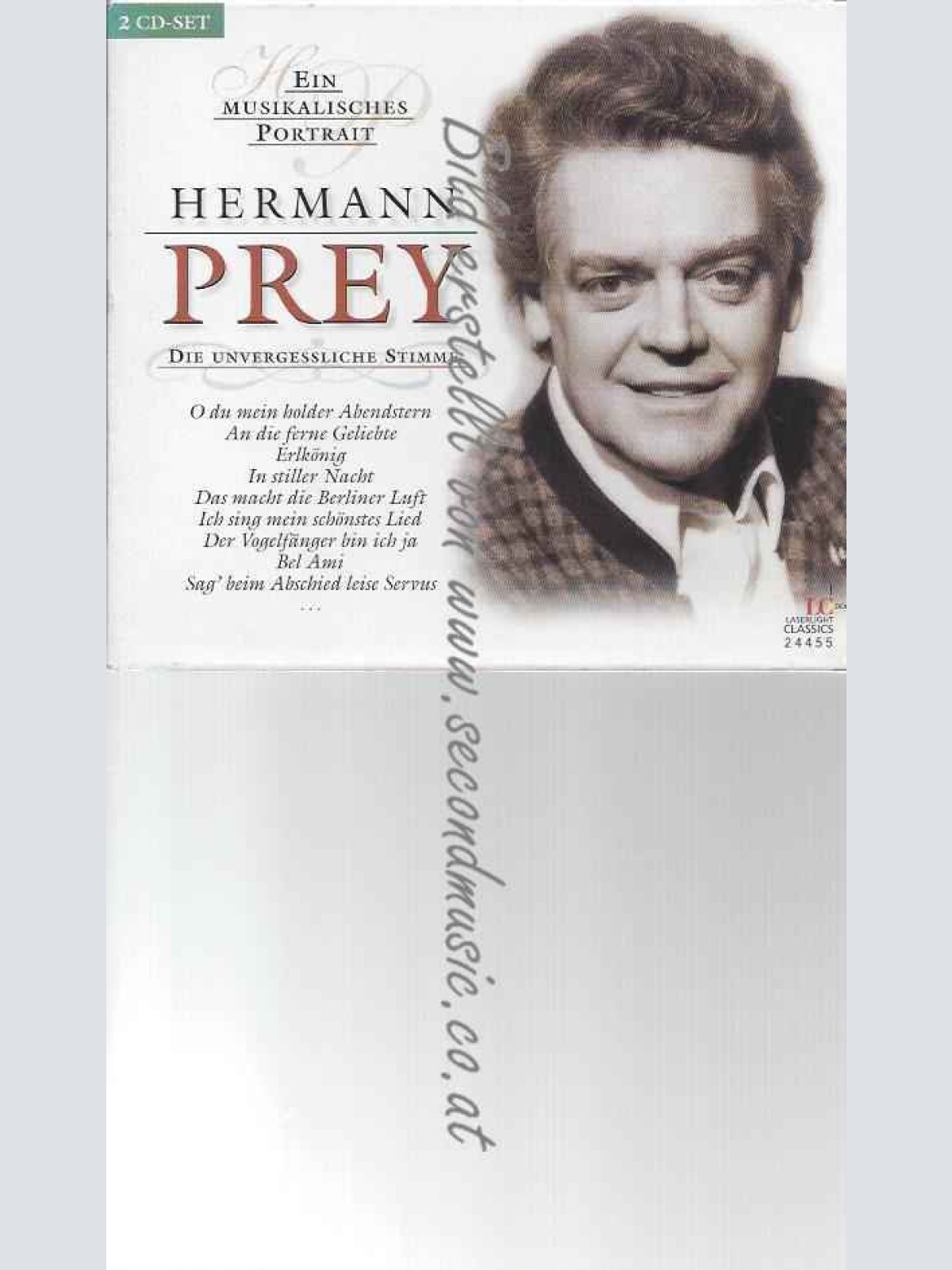 CD--HERMANN PREY | --DIE UNVERGEßLICHE STIMME (EIN MUSIKALISCHES PORTRAIT)