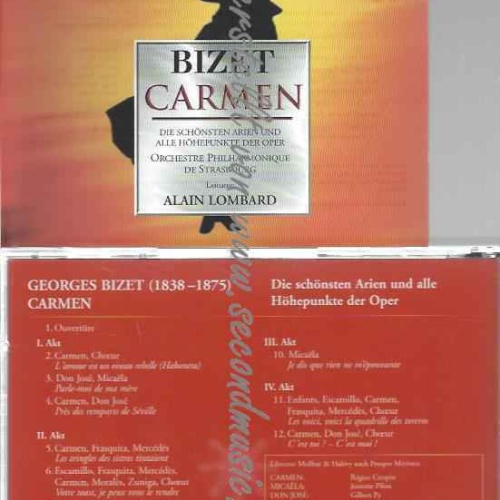 CD--EDWARD HIGGINBOTTOM | --CARMEN - DIE SCHÖNSTEN ARIEN UND