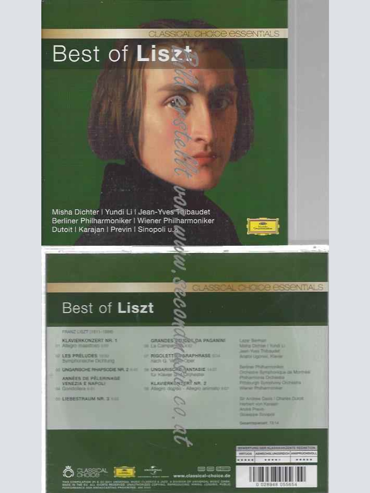 CD--THIBAUDET, YUNDI LI, ET AL. | --BEST OF LISZT (CLASSICAL CHOICE)