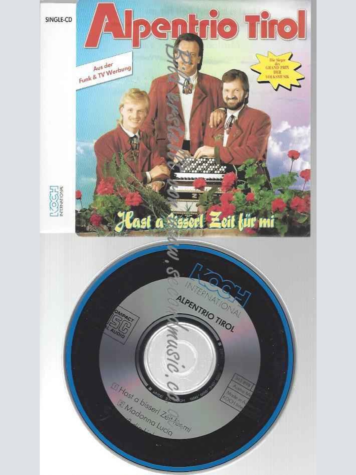 CD--ALPENTRIO TIROL--HAST A BISSERL ZEIT FÜR MI