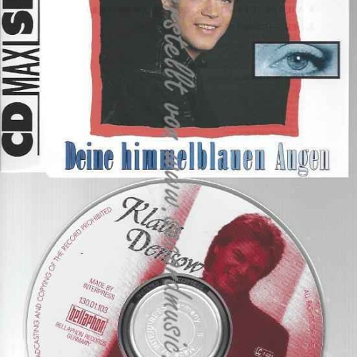 CD--KLAUS DENSOW--DEINE HIMMELBLAUEN AUGEN (INCL. INSTR., )