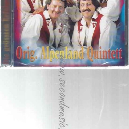 CD--ORIGINAL ALPENLAND QUINTETT--DIE GRÖSSTEN ERFOLGE (DOPPEL-CD)
