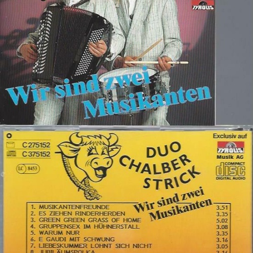 CD--Duo Chalberstrick  --Wir sind zwei Musikanten