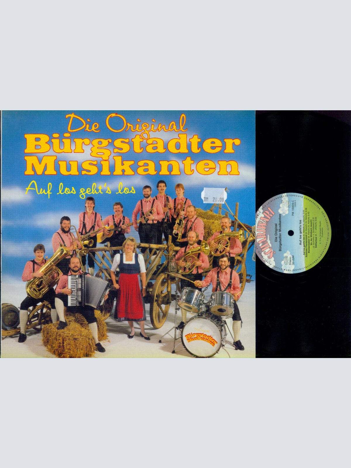 LP--Die Original Bürgstadter Musikanten – Auf Los Geht's Los