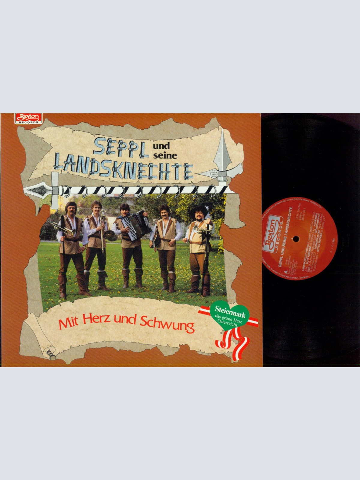 LP-- Seppl Und Seine Landsknechte – Mit Herz Und Schwung  //NM