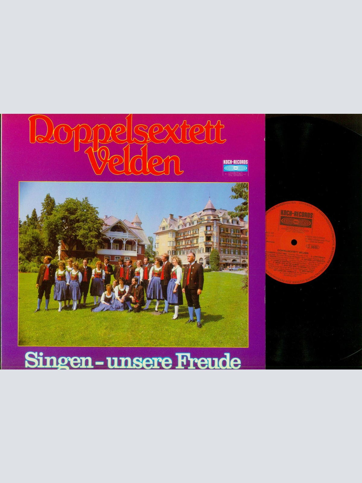 LP--Doppelsextett Velden -- singen - unsere Freude  / NM