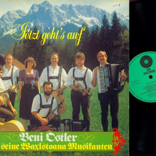 LP--Beni Ostler Und Seine Waxlstoana Musikanten – Jetzt Geht's Auf  //NM / VG