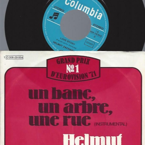 7"Helmut Zacharias – Un Banc, Un Arbre Une Rue