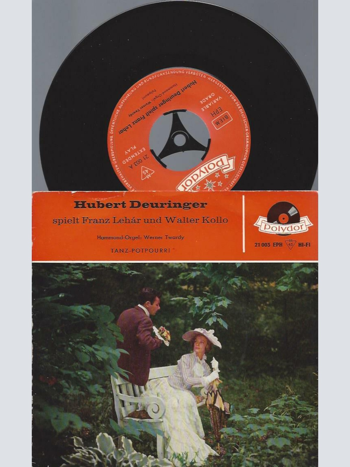 7" Hubert Deuringer – Spielt Franz Lehar Und Walter Kollo