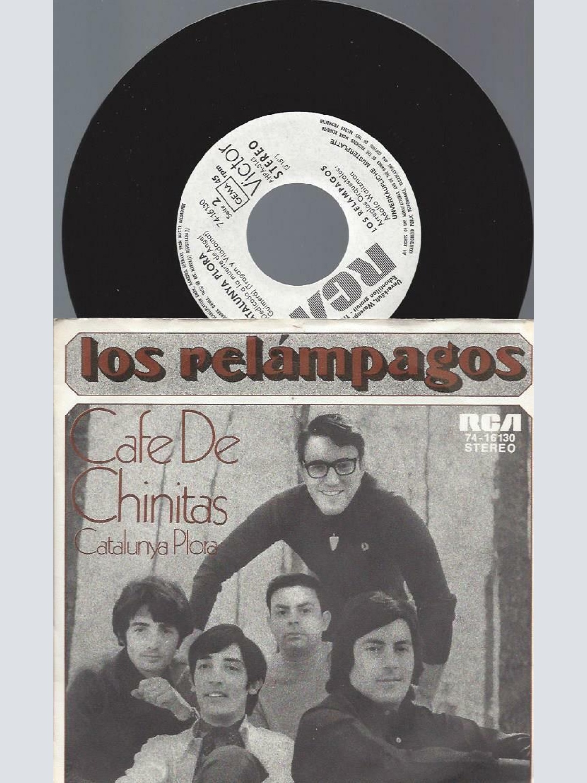 7" Los Relampagos – Cafe De Chinitas  / Promo