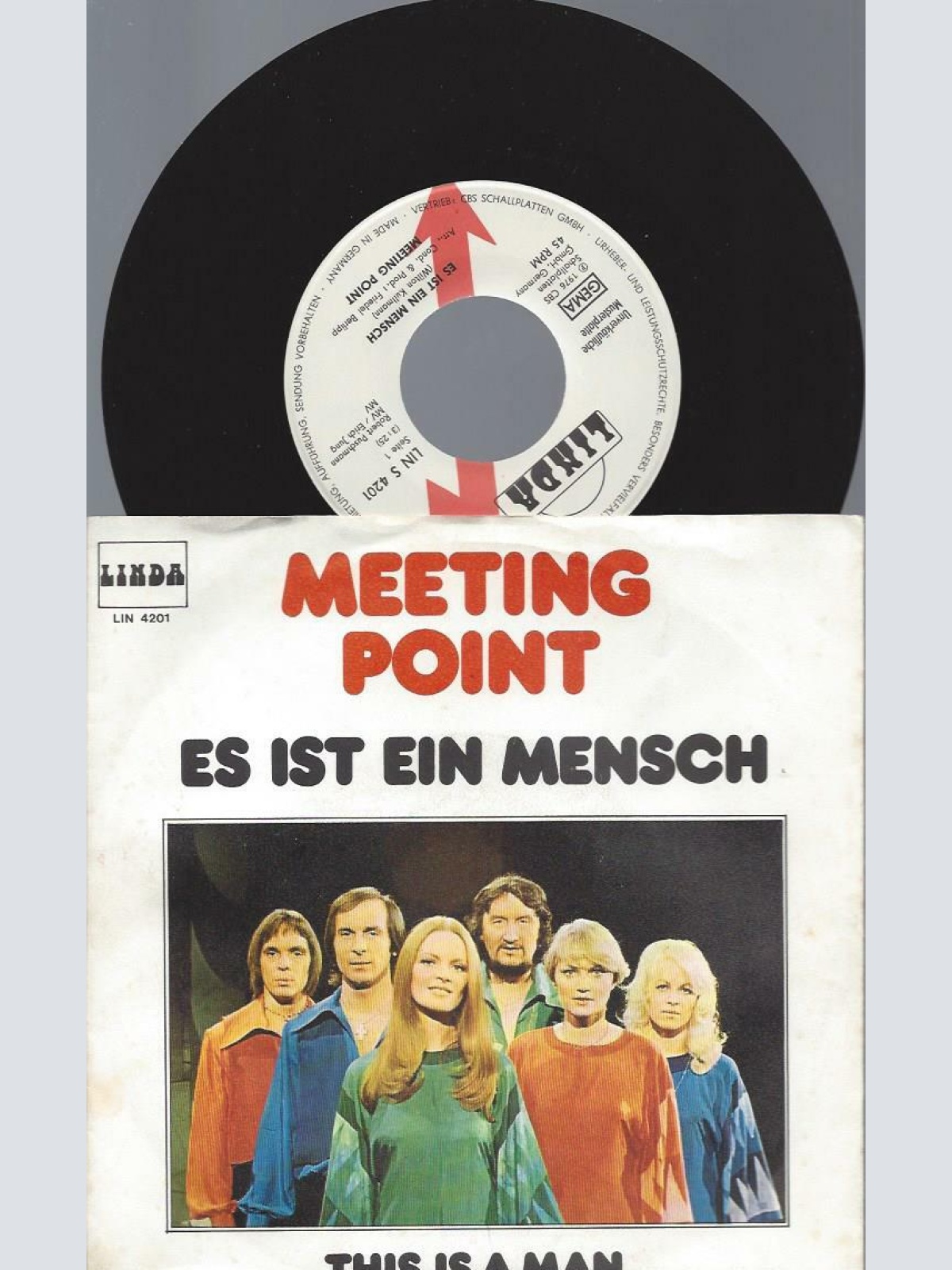 7" Meeting Point  – Es Ist Ein Mensch / Promo