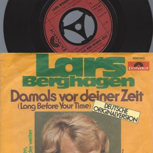 7" Lars Berghagen – Damals Vor Deiner Zeit