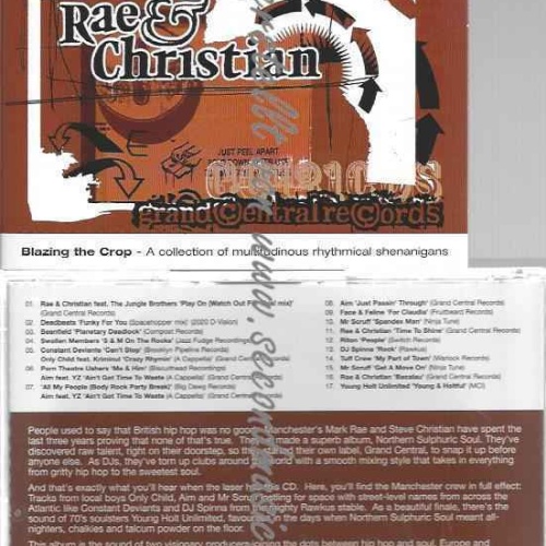 CD--Rae Christian  --Blazing the Crop