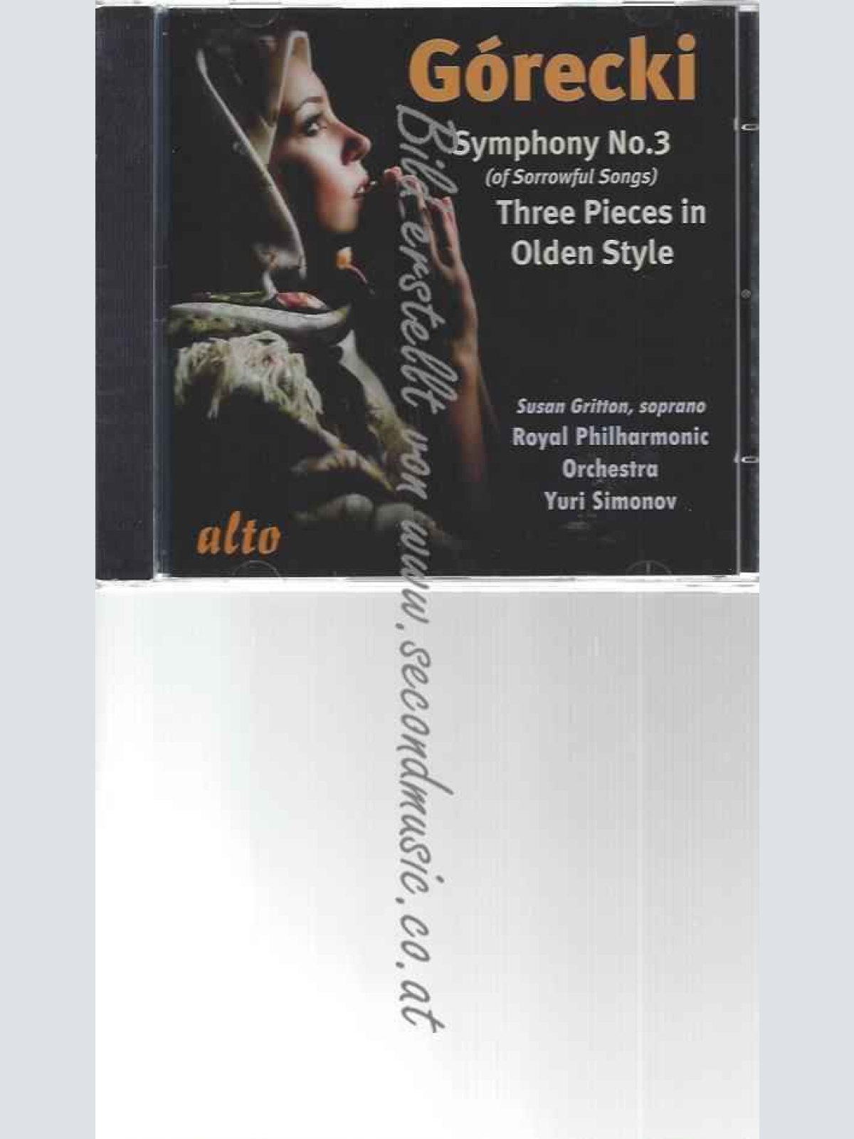 CD--Gritton, Simonov, et al.  --Gorecki Sinfonie 3