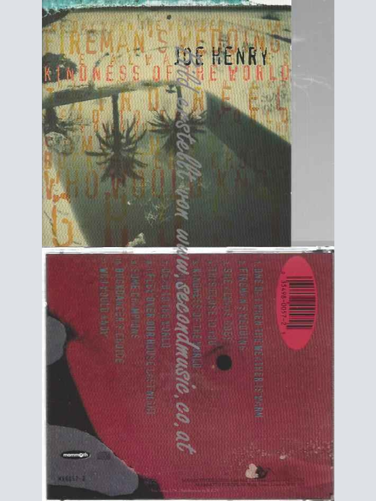 CD--Joe Henry  --Kindness of the World