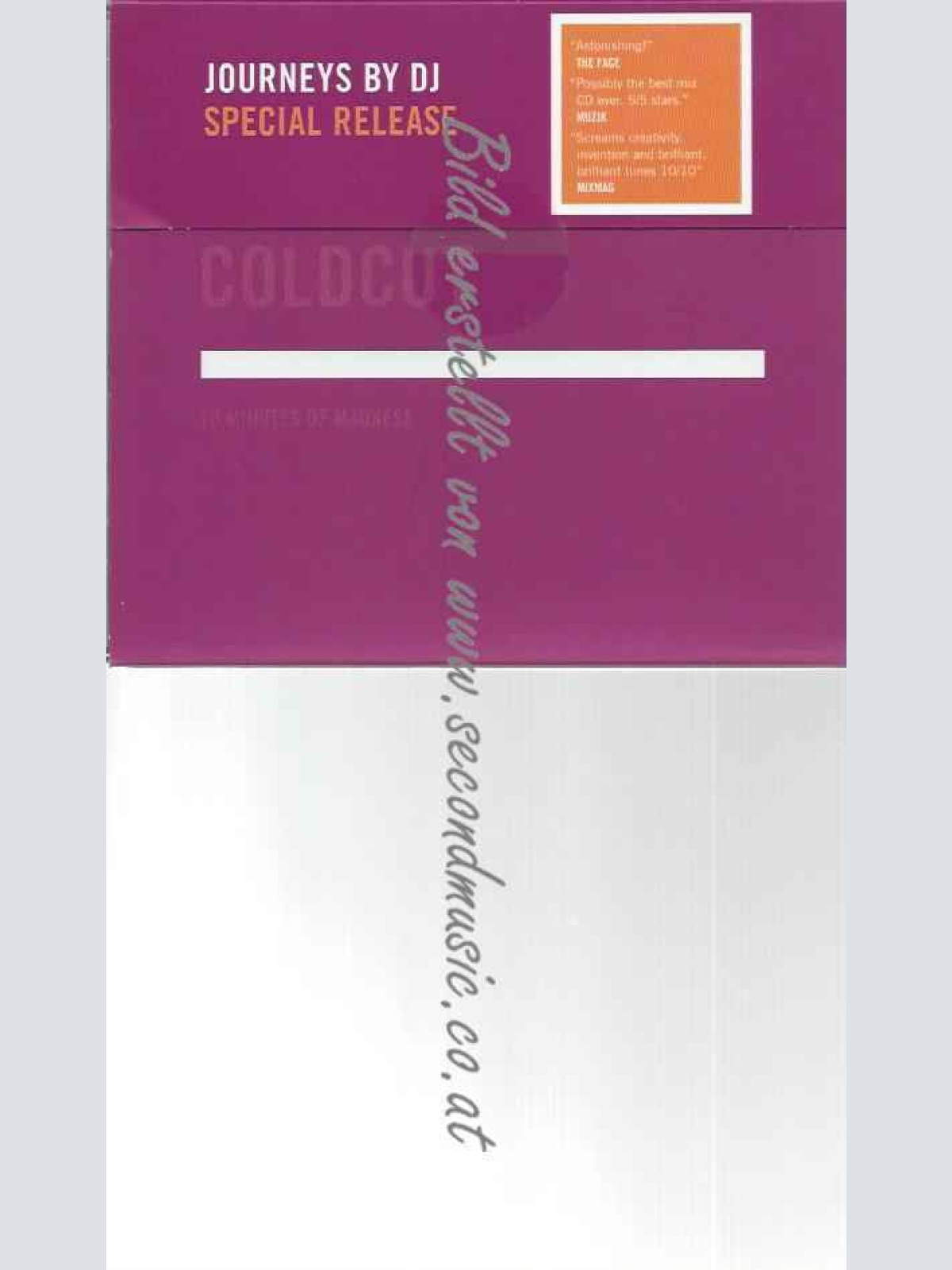 CD--Coldcut  --Journeys By Djs-Special Releas