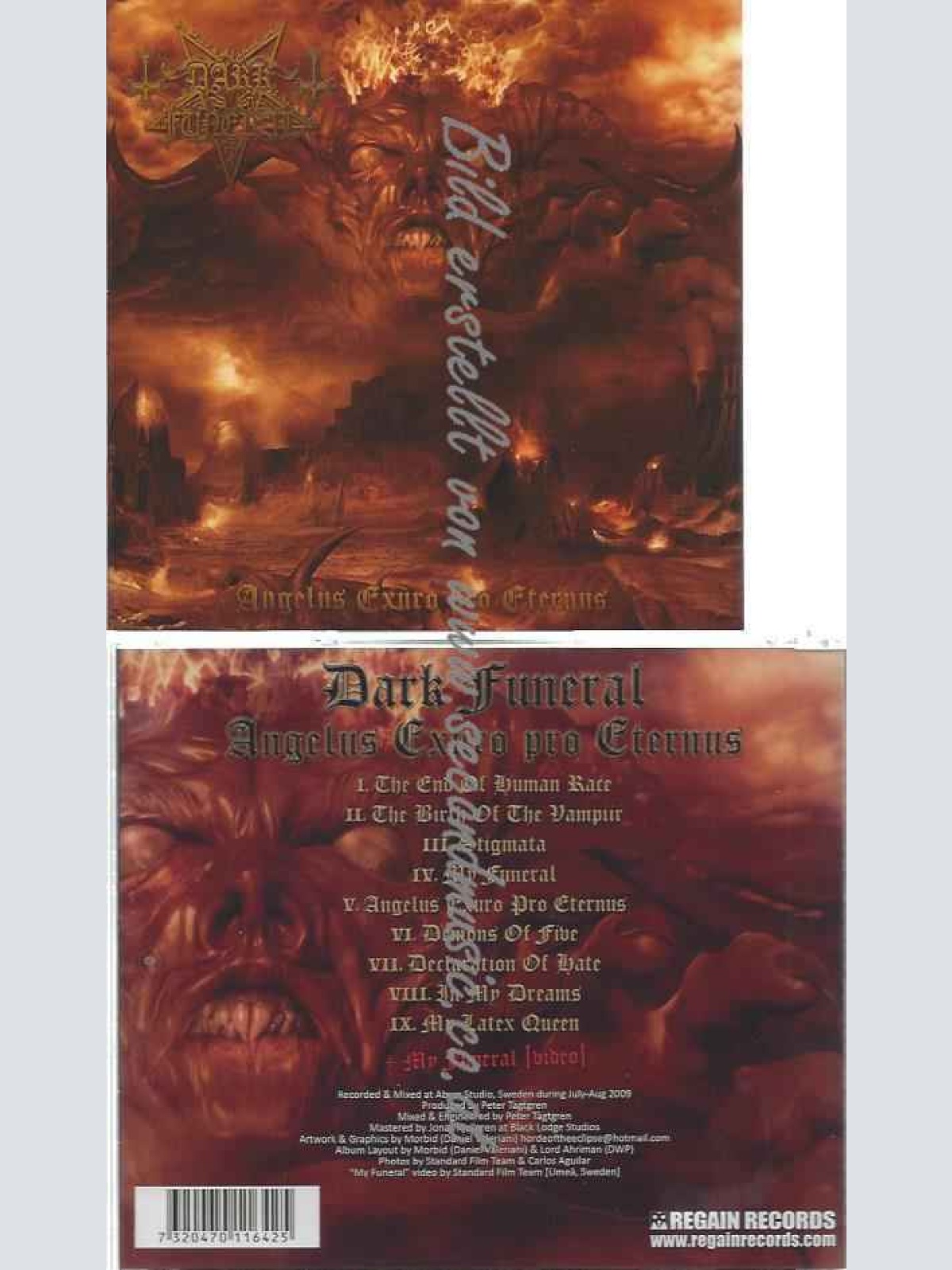 CD--Dark Funeral  --Angelus Exuro Pro Eternus
