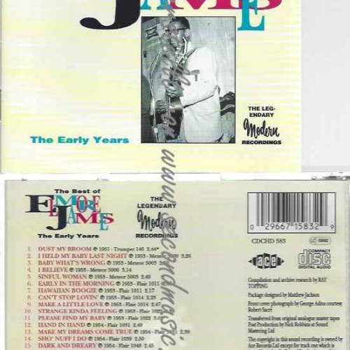 CD--Elmore James  --Best of Elmore James: the Early Years
