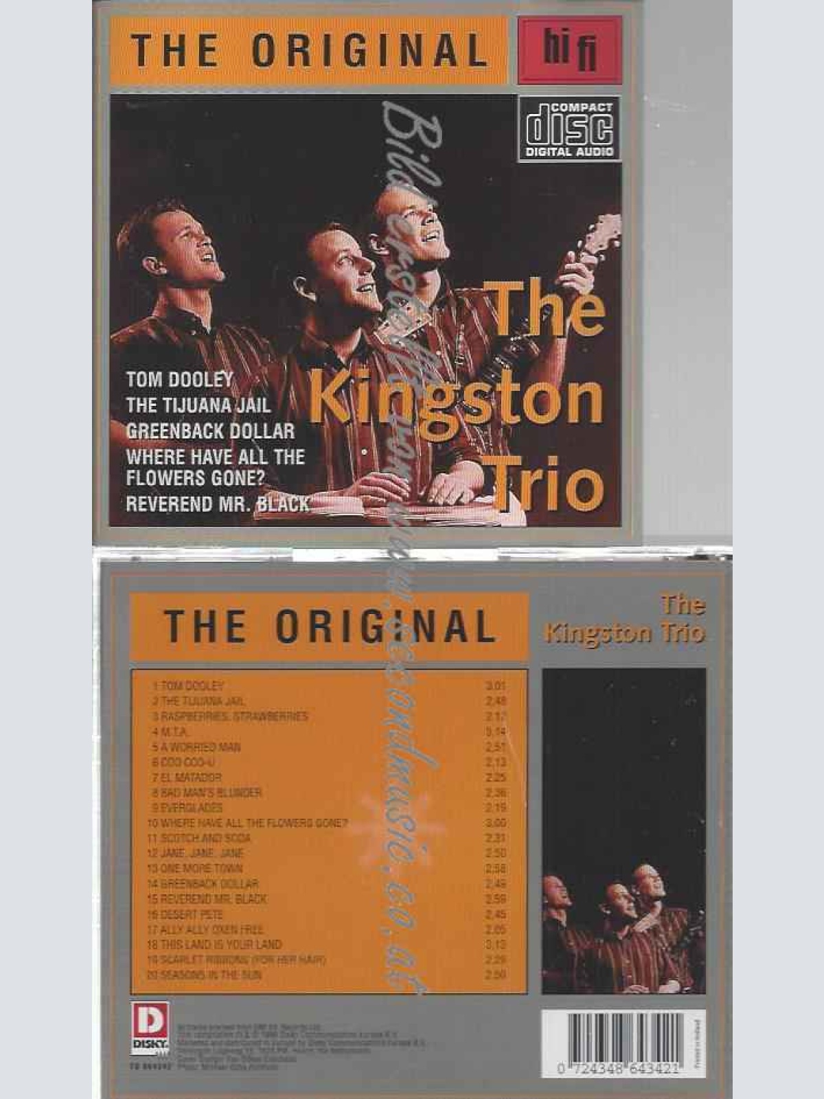 CD--Kingston Trio  --The Original