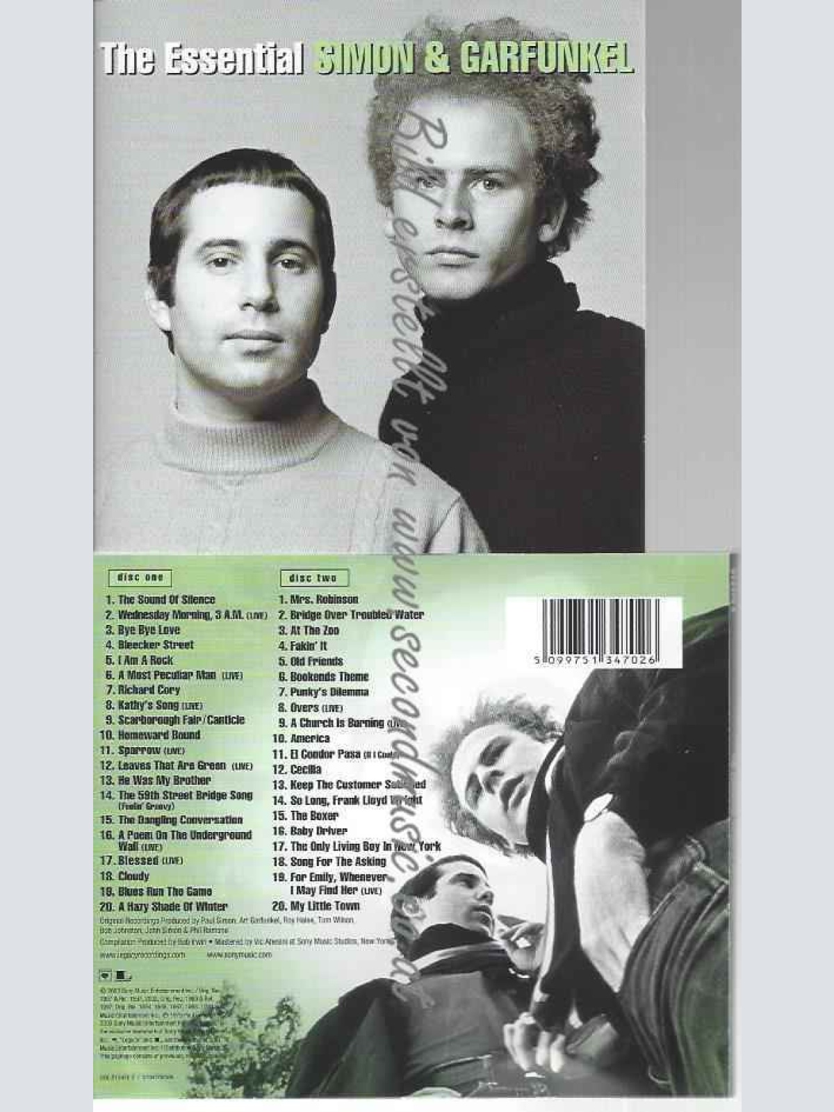 CD--Simon & Garfunkel  --The Essential Simon & Garfunkel