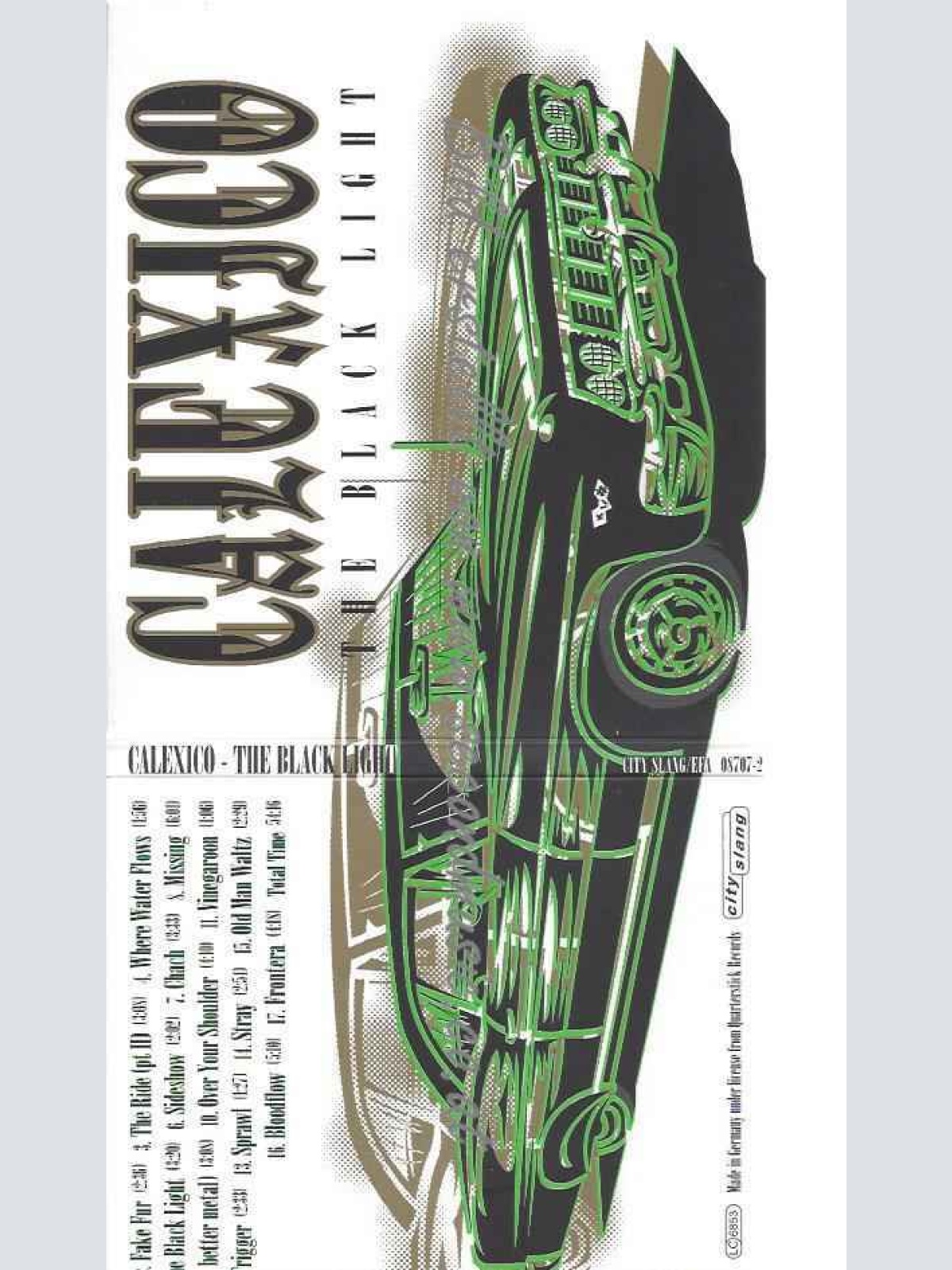 CD--Calexico  --The Black Light