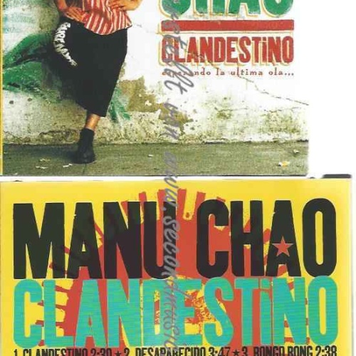 CD--Manu Chao  Clandestino