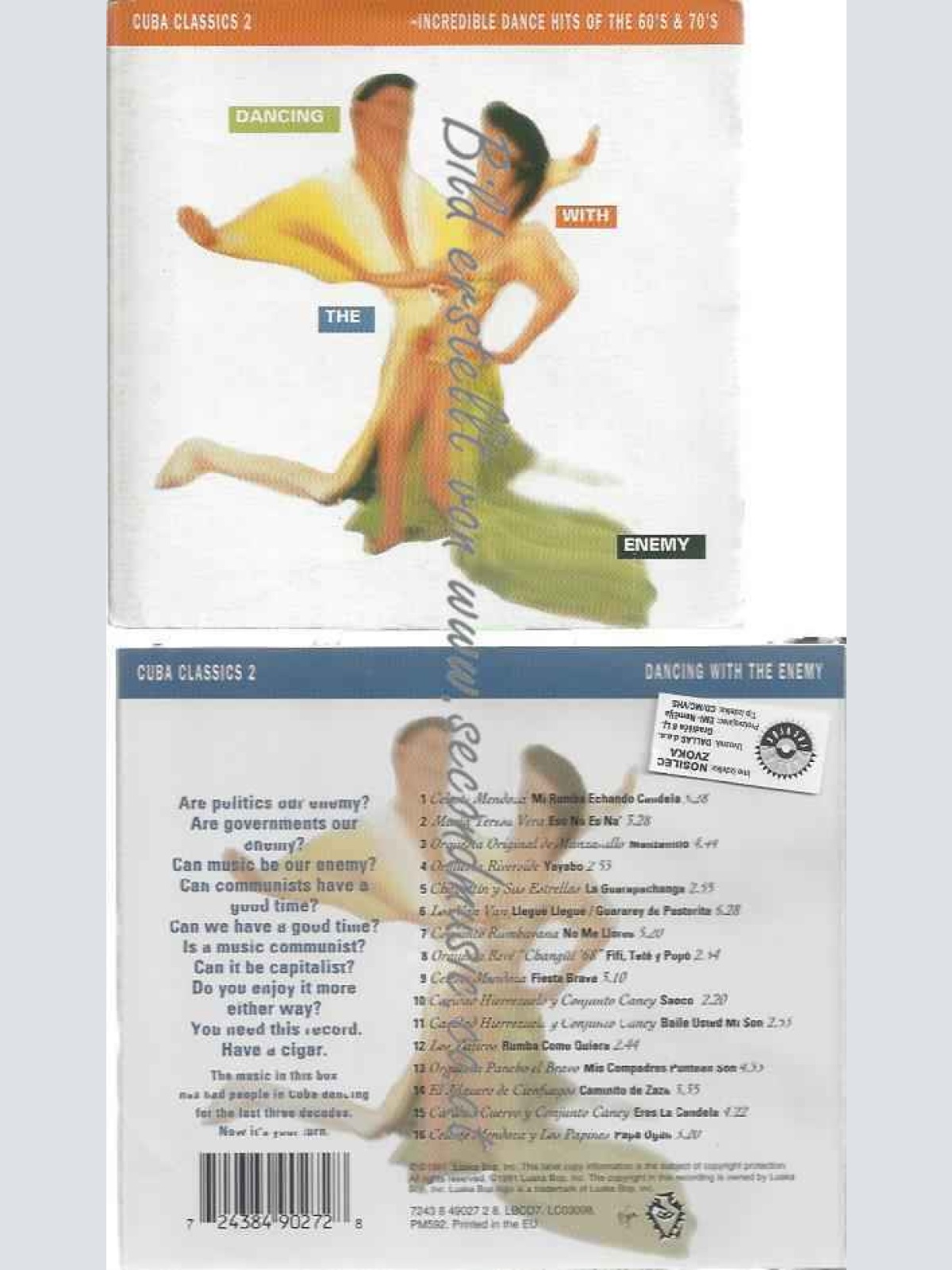 CD--Va-Cuba Classics  --Vol. -Dancing With the Enemy
