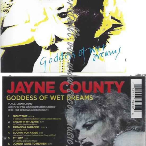 CD--Jayne County  --Goddess of Wet Dreams