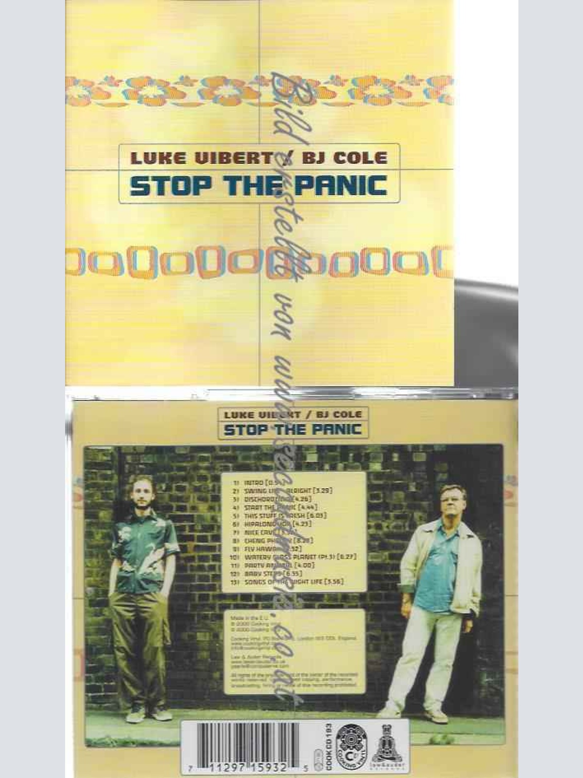 CD--Luke Vibert und B.J. Cole  --Stop the Panic