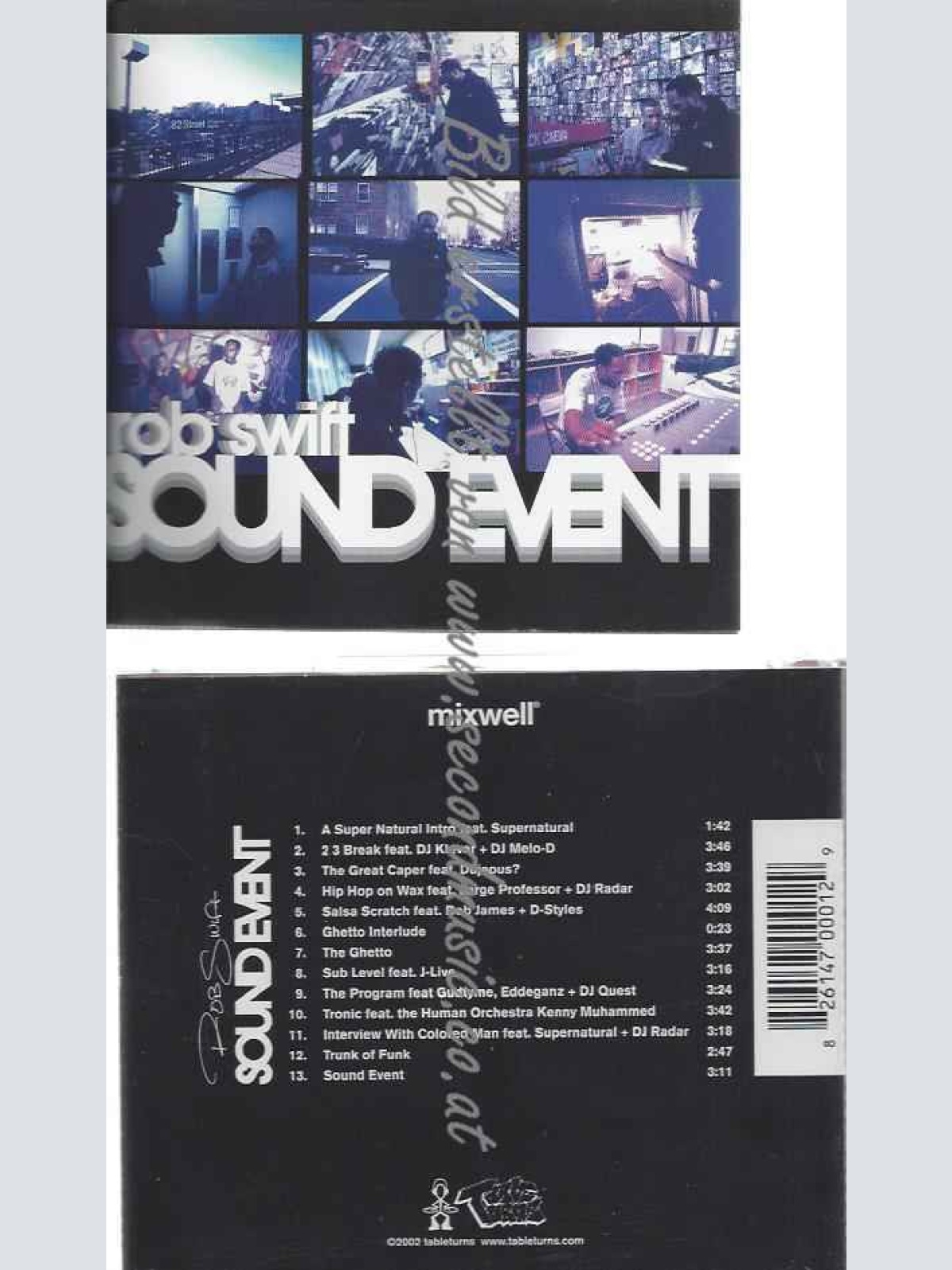 CD--Rob Swift  --Sound Event