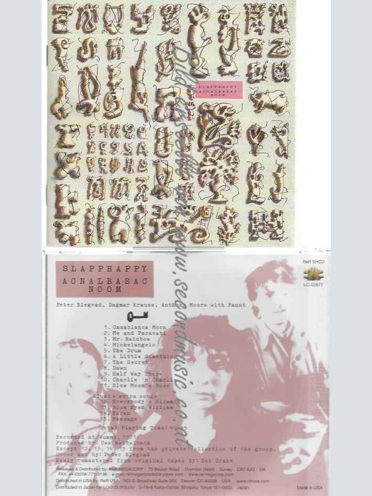 CD--Slapp Happy  --Acnalbasac Noom